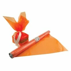 Deals ✔️ Art Paper & Rolls Hygloss® 12.5' X 20" Cello Wrap Roll, Orange, 2/Bd 😉