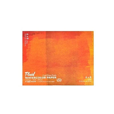 Coupon ✔️ Craft Papers Global Art Fluid Cold Press Watercolor Paper 6" X 8" Block Pack Of 2 (98786-Pk2) 😀