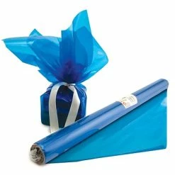 New ⭐ Art Paper & Rolls Hygloss® 12.5' X 20" Cello Wrap Roll, Blue, 2/Bd 🌟