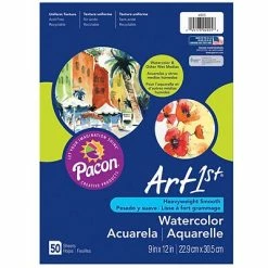 Cheap 🔥 Art Paper & Rolls Pacon® Art1st® Watercolor Paper, 12" X 18", White, 50 Sheets/PK (PAC4927) 😉