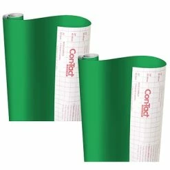 Discount 🤩 Kittrich Art Paper & Rolls Con-Tact® Creative Covering™ Adhesive Covering, 18" X 16', Kelly Green, 2 Rolls (KIT16FC9AH4206-2) 🔔