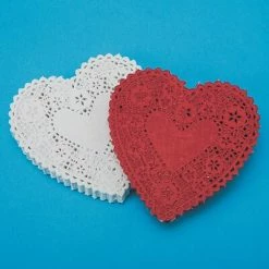 Best reviews of 🥰 Art Paper & Rolls Hygloss Products Inc, Doilies Heart 4In Pk/100 Re, (91044) ✨