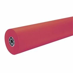 Deals 🛒 Art Paper & Rolls ArtKraft Duo-Finish Paper, 36" X 500', Scarlet, 1 Roll (PAC67042) 🔔