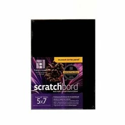 Hot Sale 🤩 Art Paper & Rolls Ampersand Scratchbord 5 In. X 7 In. Pack Of 3 (CBB05) 👏