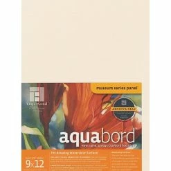 Outlet ⌛ Art Paper & Rolls Ampersand Aquabord 9 In. X 12 In. Each [Pack Of 3] (3PK-CBT09) 🎁