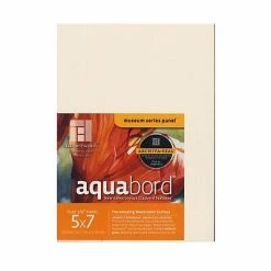 Brand new 🎁 Art Paper & Rolls Ampersand Aquabord 5 In. X 7 In. Pack Of 3 [Pack Of 3] 🎁