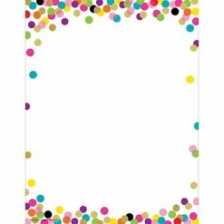 Coupon 😉 Art Paper & Rolls Teacher Created Resources Confetti, 8.5" X 11" Computer Paper, 150 Sheets (TCR2735) 🛒