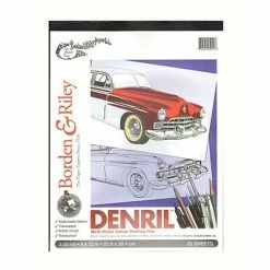 Brand new 😍 Craft Papers Borden And Riley Denril Vellum Pads, 9" X 12" Pad Of 25 (67783) ❤️