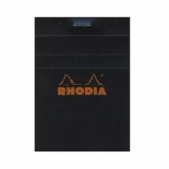 Discount ❤️ Art Paper & Rolls Rhodia Classic French Paper Pads Graph 3 In. X 4 In. Black [Pack Of 12] (12PK-112009) 😉