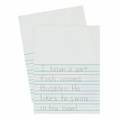 Flash Sale 🔥 Art Paper Roll Pacon Newsprint Handwriting Paper, Picture Story, 7/8" Ruled (Short Way) With Skip Space, 9" X 12", White, 500 Sheets (PAC2656) 👏