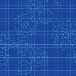 New 🔔 Art Paper & Rolls Fadeless Bulletin Board Art Paper, 48" X 50', Gears (PAC56785) 👍