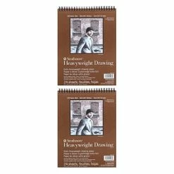 Cheapest 🎁 Art Paper & Rolls Strathmore Heavyweight Drawing Paper 8 In. X 10 In. Pad Of 24 Sheets [Pack Of 2](PK2-400-208-1) 😀
