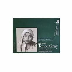 Outlet 😍 Art Paper & Rolls Strathmore 400 Series Toned Sketch Paper Pads (Wirebound) Gray 18 In. X 24 In. 24 Sheets (412-118) 😍