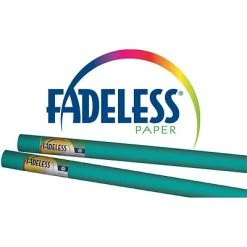 Cheapest 🎉 Art Paper & Rolls Pacon® Fadeless® 48" X 12' Ultra Fade-Resistant Bulletin Board Paper, Teal, 4/Pk 😀