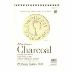 Wholesale ❤️ Craft Papers Strathmore 500 Series Charcoal Paper Pads White 9 In. X 12 In. (560-1-1) 😉