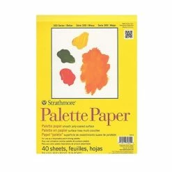 Outlet ⭐ Art Paper & Rolls Strathmore Paper Palette Pad 9 In. X 12 In. [Pack Of 2] (2PK-365-9-1) 😉