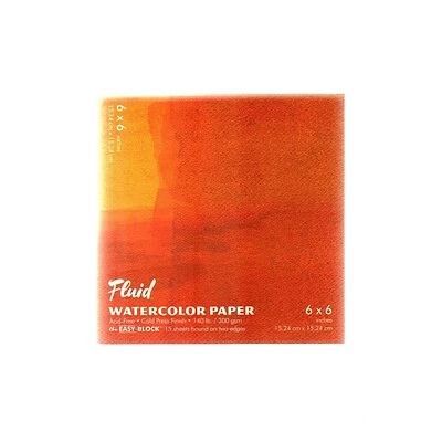 Top 10 🧨 Craft Papers Global Art Fluid Cold Press Watercolor Paper, 6" X 6" Block, 3/Pack (98785-Pk3) ✨