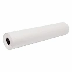 Best Sale ✨ Pacon® White Drawing Paper Decorol Flame Retardant Paper Roll, 36" X 1,000', White (P101208) 🔔