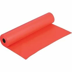Flash Sale ⭐ Bemiss-Jason® Rainbow Kraft Paper Rainbow Duo-Finish Paper Roll, 36"W X 1000'L, Orange (0063100) 🔔