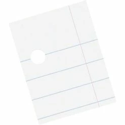 Best Pirce 🤩 Art Paper Roll Pacon Essay & Composition Paper, 8-1/2" X 11", 3/8" Wide Ruled, White, 500 Sheets/Pk ✔️