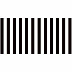 Outlet 😀 Pacon® Kraft Paper Rolls Pacon Fadeless® Design Roll, 48" X 50', Black & White Classic Stripes (PAC57625) 🎁