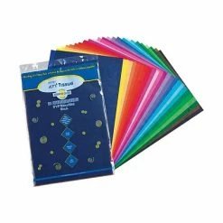 Cheapest 🔔 Pacon Spectra® Deluxe Bleeding Art Tissue™ Spectra Art Tissue Paper, 12"W X 18"L, Assorted Colors, 100/Pack (0059530) 🌟