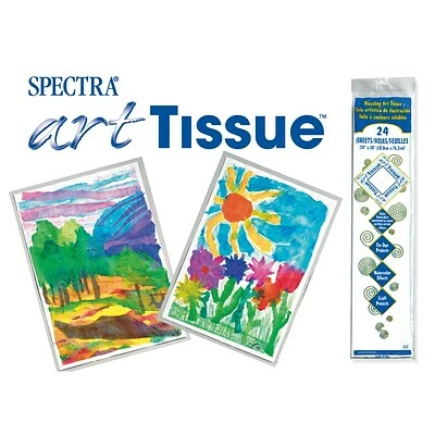 Wholesale 🔔 Art Paper & Rolls Pacon Spectra® 30" X 20" Deluxe Bleeding Art Tissue Paper, White, 8 Packs/Bundle (PAC59002) ⌛ - Image 2