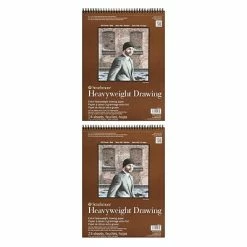 Buy 🌟 Art Paper & Rolls Strathmore Heavyweight Drawing Paper 11 In. X 14 In. Pad Of 24 Sheets [Pack Of 2](PK2-400-211-1) ✨