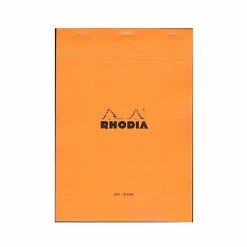 Budget 🎁 Craft Papers Rhodia Classic French Paper Pads Blank 8 1/4 In. X 11 3/4 In. Orange [Pack Of 3] (3PK-18000) 🛒
