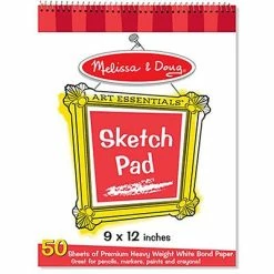 Best reviews of 😉 Melissa & Doug Melissa & Doug Art Melissa & Doug Portfolio Quality Sketch Pad, 9" X 12", 50 Sheets (LCI4194Q) ⭐