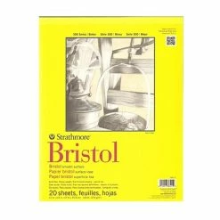 Best Pirce ✔️ Craft Papers Strathmore 300 Series Bristol Smooth 11 In. X 14 In. [Pack Of 2] (2PK-342-11-1) ⭐