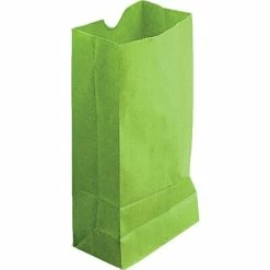 Flash Sale 🧨 Hygloss Craft Bags, Gusseted Flat Bottom, 6" X 3.5" X 11", Lime Green, Pack Of 50 (HYG66519) 🎁