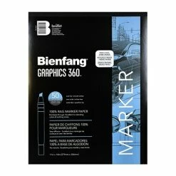 Cheap ✨ Craft Papers Bienfang Graphics 360 100% Rag Translucent Marker Paper 11 In. X 14 In. Pad Of 50 (316130) ⭐