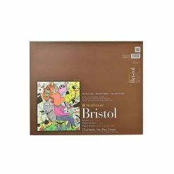 Outlet 👏 Craft Papers Strathmore 400 Series Bristol Pads 14 In. X 17 In. Vellum 15 Sheets (475-5-1) 🤩