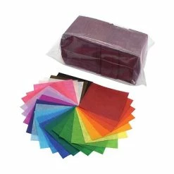 Promo 🧨 Art Paper & Rolls Spectra® Deluxe Bleeding Art Tissue Squares, 1.5" X 1.5", 25 Assorted Colors, 2500 Squares (PAC58525) 😍