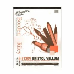 Wholesale ✔️ Borden & Riley Craft Papers Borden And Riley #120 Bristol Pad 11 In. X 14 In. Vellum Finish (12VP111420) 🔔