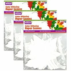 Best deal 👍 Art Paper & Rolls Roylco Color Diffusing Paper Leaves, 7" X 9", 80/Pack, 3 Packs/Bundle (R-2442-3) 💯