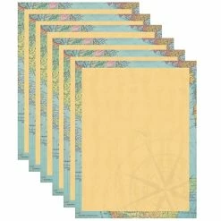Best deal ⌛ Art Paper & Rolls Teacher Created Resources Travel The Map Computer Paper, 8.5" X 11", Multicolored, 50 Sheets Per Pack, 6 Packs (TCR8569-6) ⌛