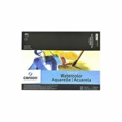 Deals 🥰 Craft Papers Canson Montval Watercolor Paper 18 In. X 24 In. Pad Of 12 140 Lb. Cold Press ✔️