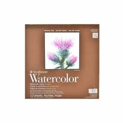 Brand new 🧨 Craft Papers Strathmore 400 Series Watercolor Pad 12 In. X 12 In. Tape Bound Pad Of 12 [Pack Of 2] (2PK-298-112-1) 🔔