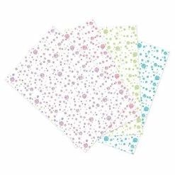 Wholesale 😀 Art Paper & Rolls Dixon Ella Bella Photography Backdrop Paper, 48" X 12', Assorted Stamped Dots, 4 Rolls (PAC2532) 👏