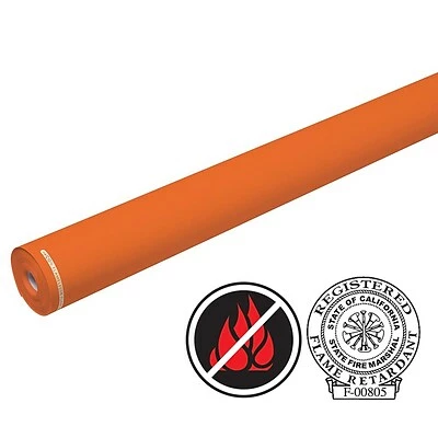 Buy 😀 Pacon Art Paper & Rolls Flameless Flame Retardant Paper, 48" X 100', Fiesta Orange (PAC0052111) 👍 - Image 2