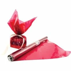 Best reviews of ❤️ Art Paper & Rolls Hygloss® 12.5' X 20" Cello Wrap Roll, Red, 2/Bd 💯