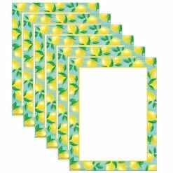 Best Pirce 🔔 Art Paper & Rolls Teacher Created Resources Lemon Zest Computer Paper, 8.5" X 11", Multicolored, 50 Sheets Per Pack, 6 Packs (TCR8488-6) 😀
