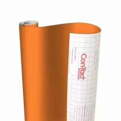 Cheapest 🎁 Kittrich Art Paper & Rolls Con-Tact® Creative Covering™ Adhesive Covering, 18" X 16', Orange, 1 Roll (KIT16FC9A1K206) ✔️