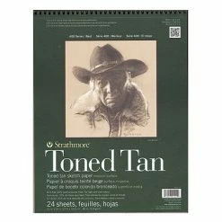Wholesale 😉 Art Paper & Rolls Strathmore 400 Series Toned Sketch Paper Pads (Wirebound) Tan 11 In. X 14 In. 24 Sheets (412-11) ⭐