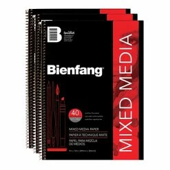 Top 10 🧨 Art Paper & Rolls Bienfang Design/Craft Paper, 9" X 12", White, 40 Sheets/Pad, 3 Pads/Pack (PK3-220101) 🧨