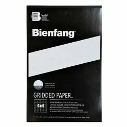 Deals 🔔 Craft Papers Bienfang Gridded Paper 4 X 4 11 In. X 17 In. Pad Of 50 [Pack Of 2] (2PK-910593) 🧨