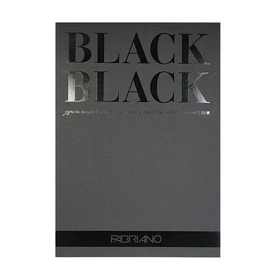 Buy 😀 Art Paper Roll Fabriano Black Black Pads, 11.75" X 16.5", Black, 20 Pages (71-16100392) 😍