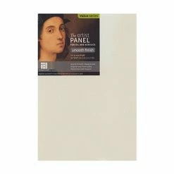 Promo ⌛ Art Paper & Rolls Ampersand The Artist Panel Primed Smooth Flat Profile 14 In. X 18 In. 1/8 In. [Pack Of 3] (3PK-APS1418) 🔥
